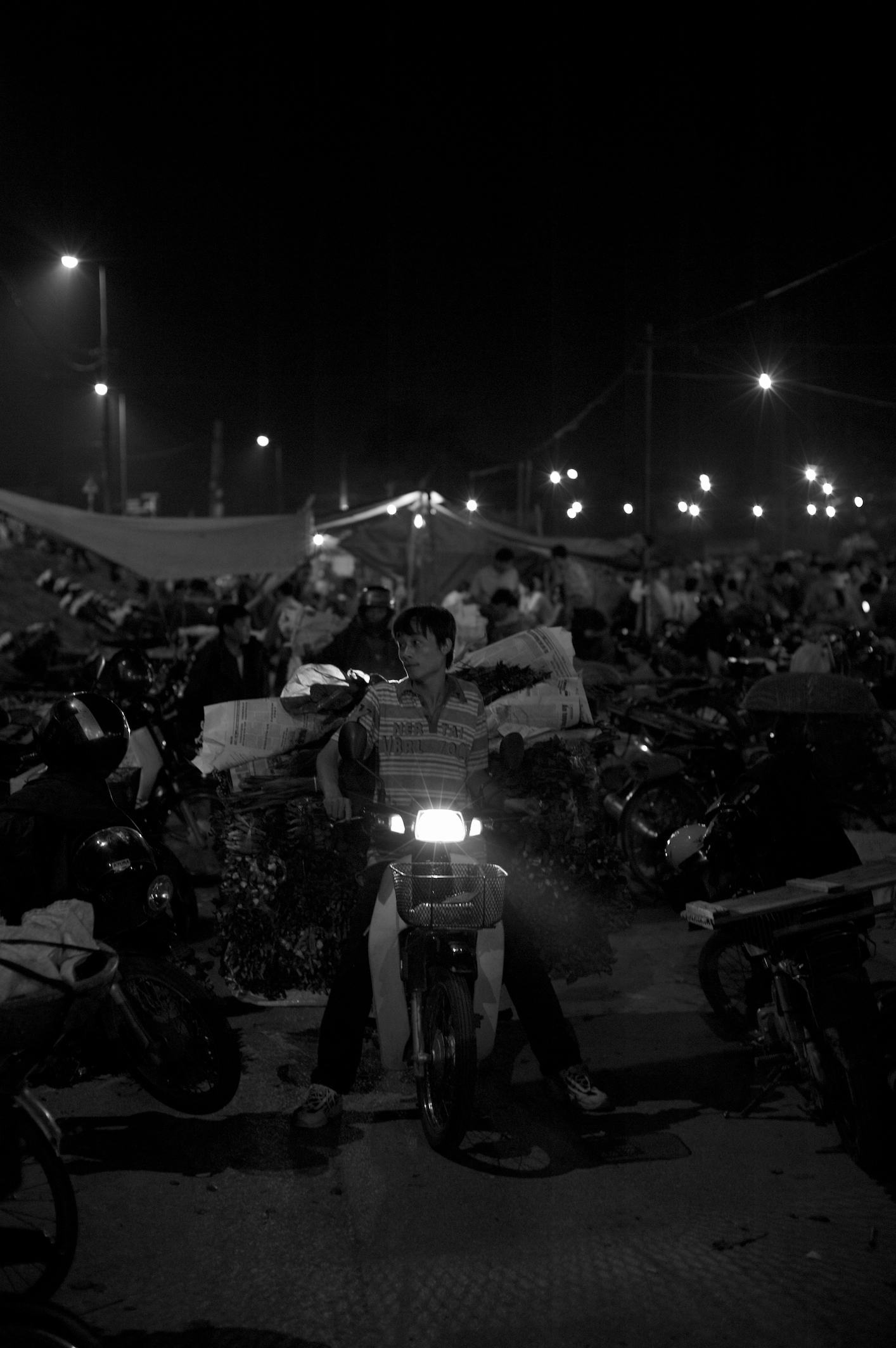 At the flower market - the transporter